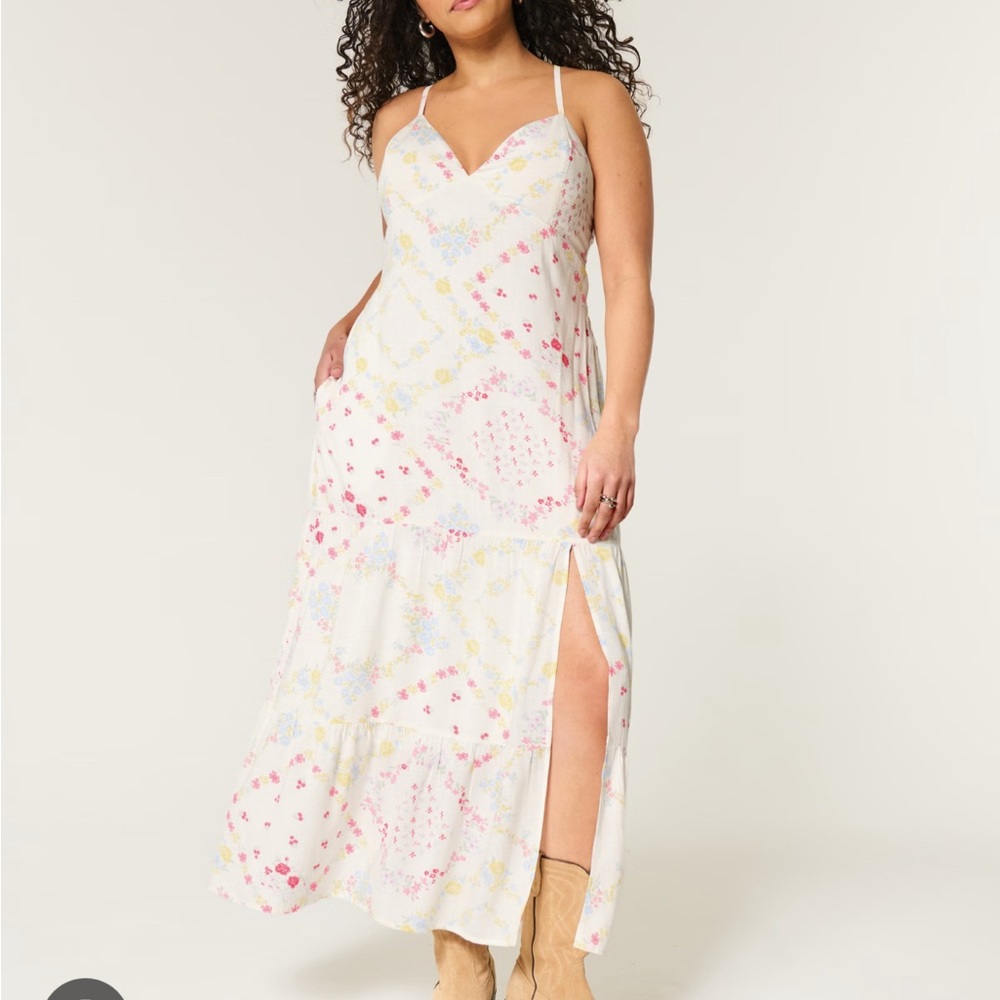 Hollister Open Back babydoll dress